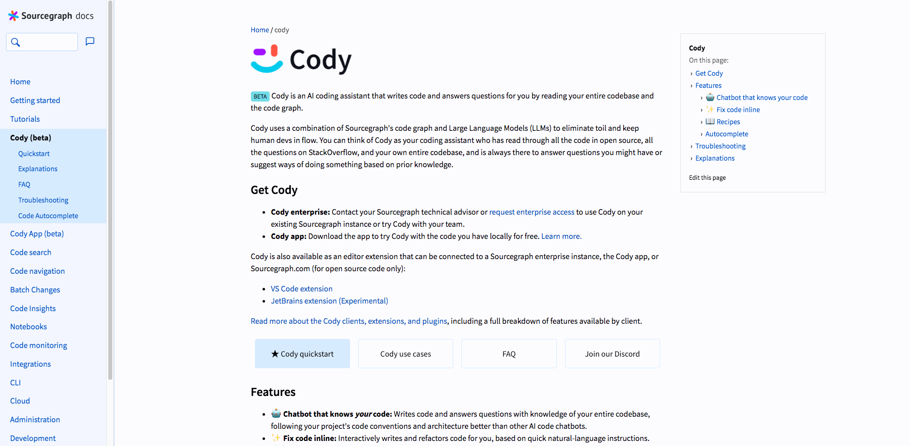 Cody by Sourcegraph